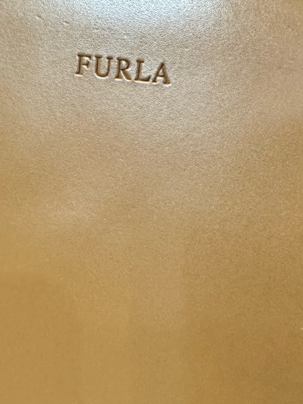Furla Caramel Leather Tote with silver hardware - Picture 3 of 15